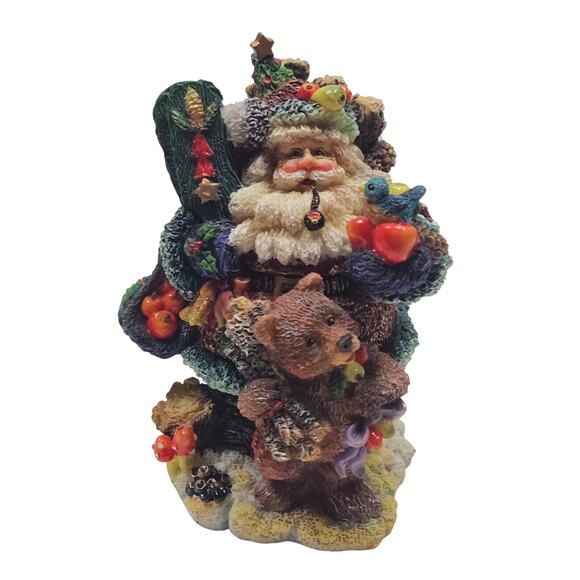 VTG Possible Dream  Crinkle Claus Limited Edition Christmas Grizzly Bear Helper - Picture 2 of 10